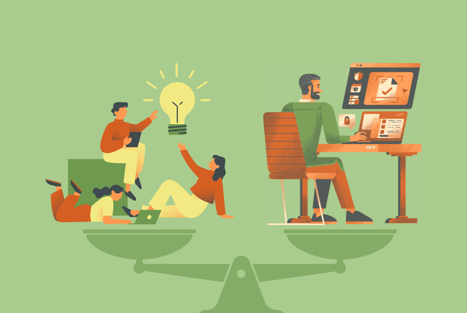 Balance Innovation and IT security blog post